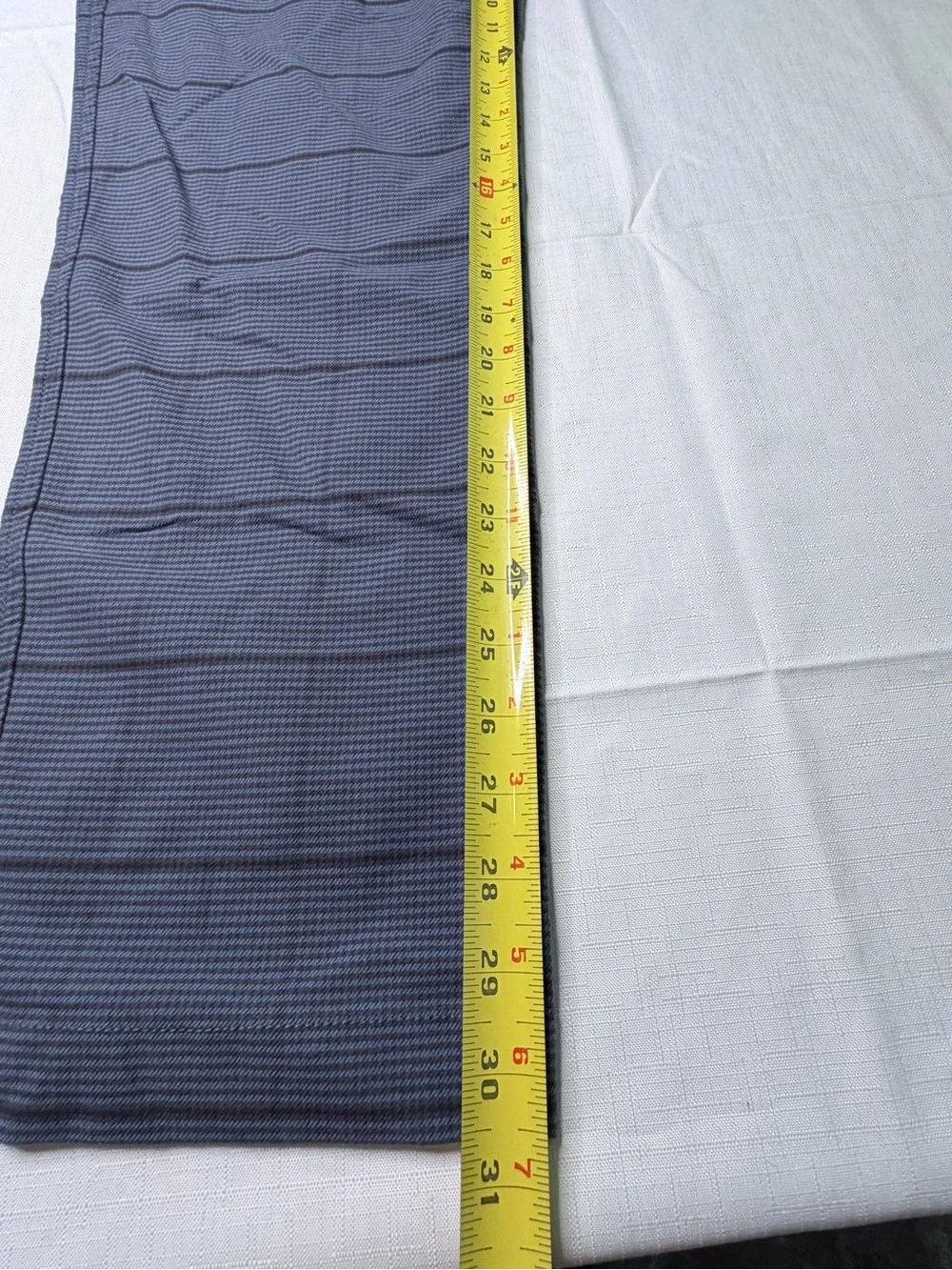 Levi's Blue Striped Flat Front Pants